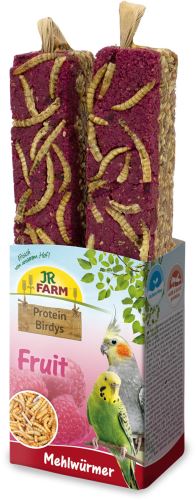 JR Birds Proteinová tyčinka Ovoce-Mouční červi 150 g