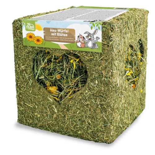 JR Hay cube with flowers 450 g