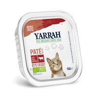 Organic cat food pâté with beef and chicken 100g